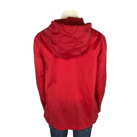 Vintage Tommy Girl Tommy Hilfiger Jeans Windbreaker Jacket Womens Large Red Flag - Picture 4 of 12